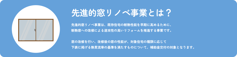 先進的窓リノベ事業とは？