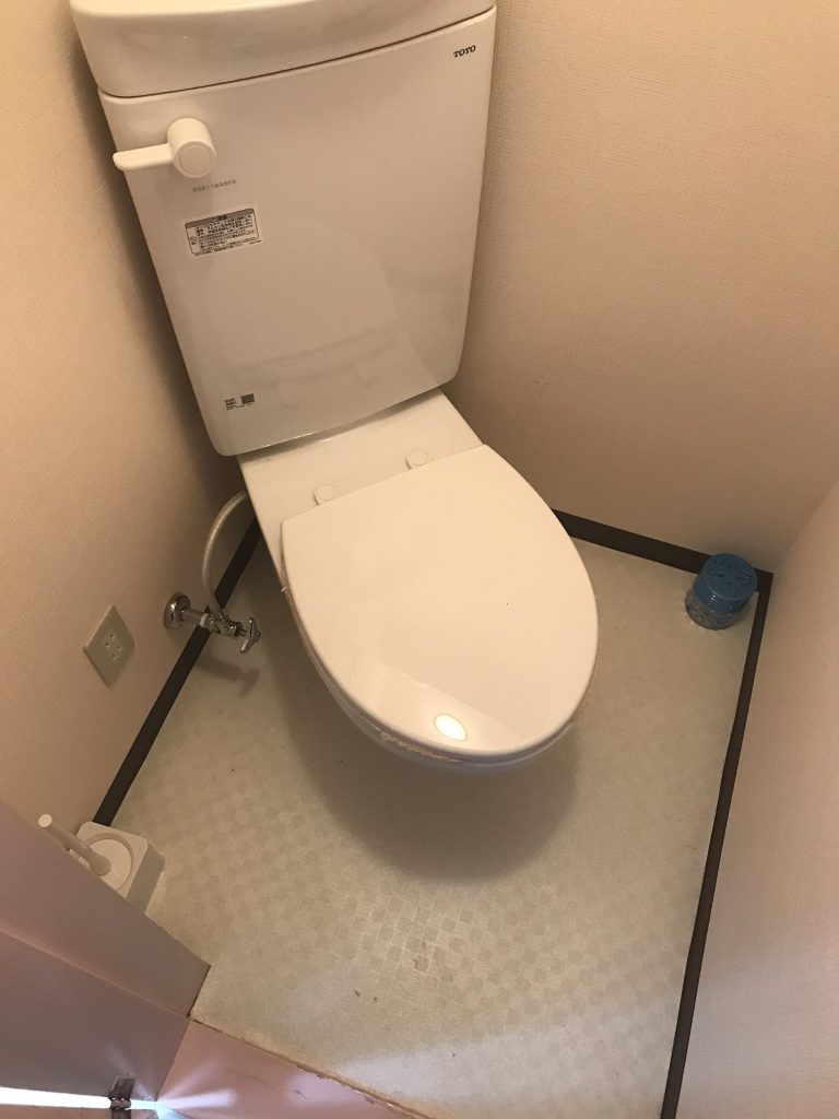 狭小トイレの和式→洋式工事
