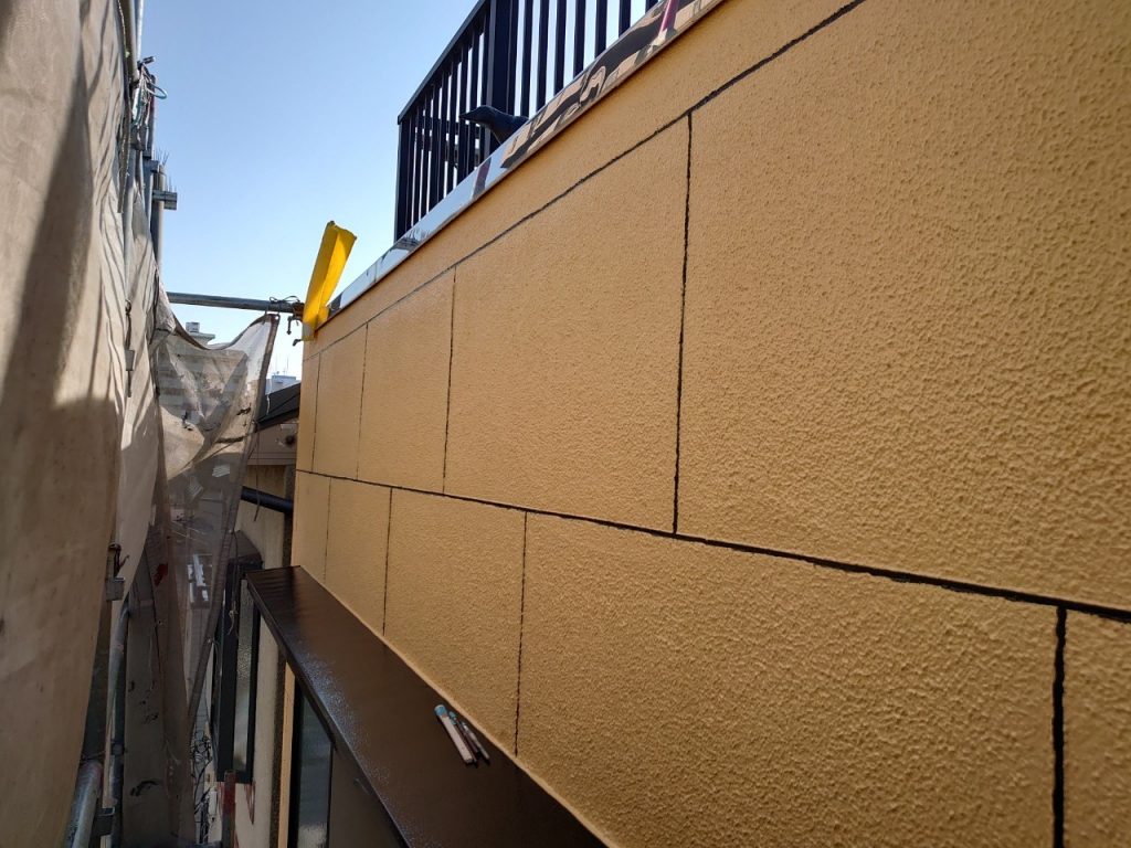 目地塗装で仕上がりに差がでる 外壁塗装 大阪市生野区