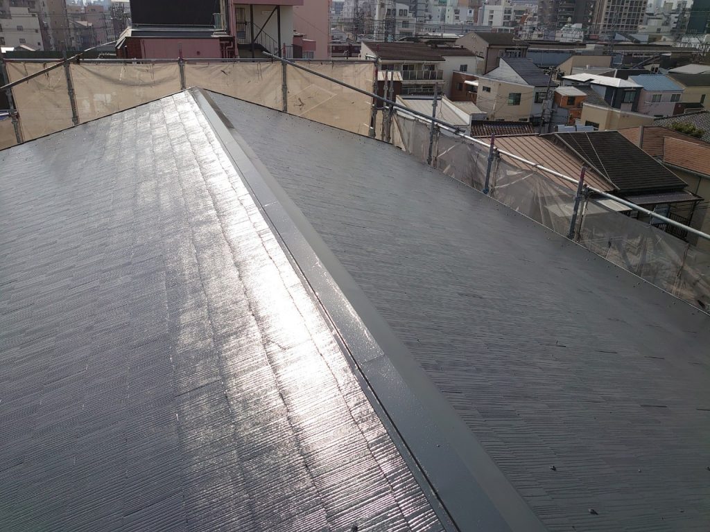 屋根外壁塗装　大阪市東成区