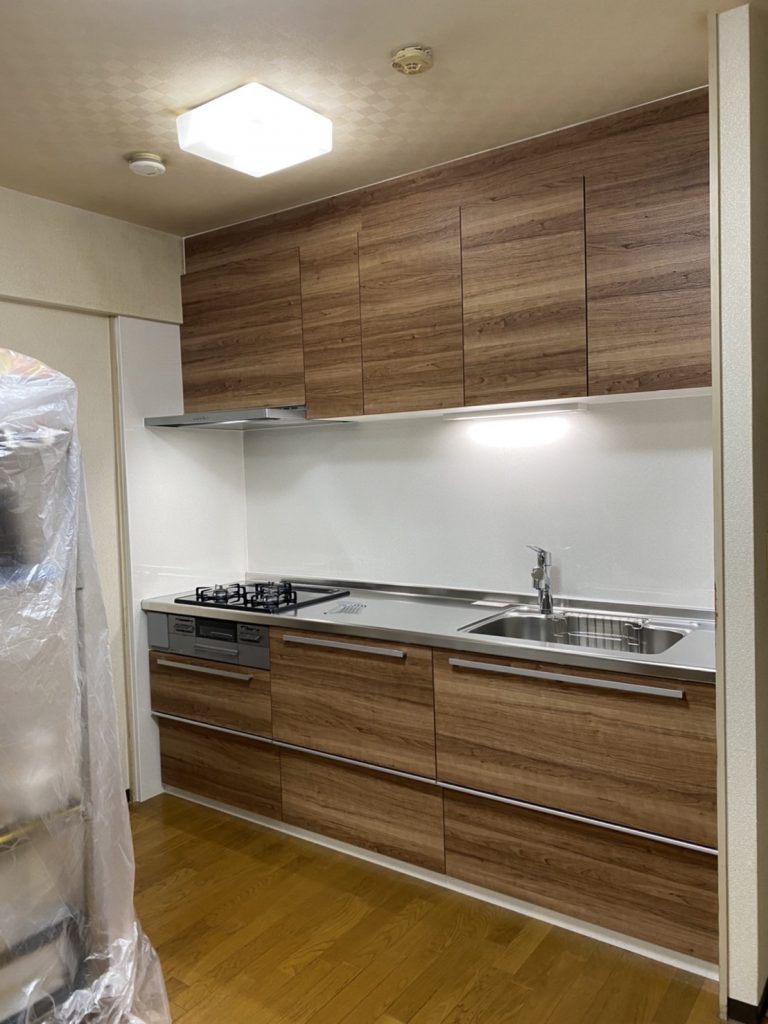 家具みたいなキッチンに キッチンリフォーム 大阪市東成区