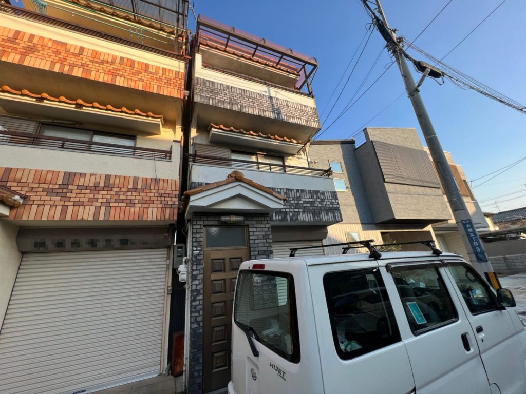 やんわり印象替え　外壁塗装工事　東大阪市新池島町