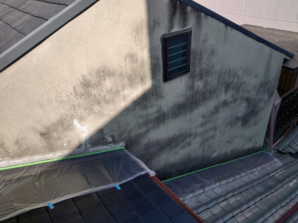 気になる経年劣化　屋根外壁塗装工事　大阪市平野区