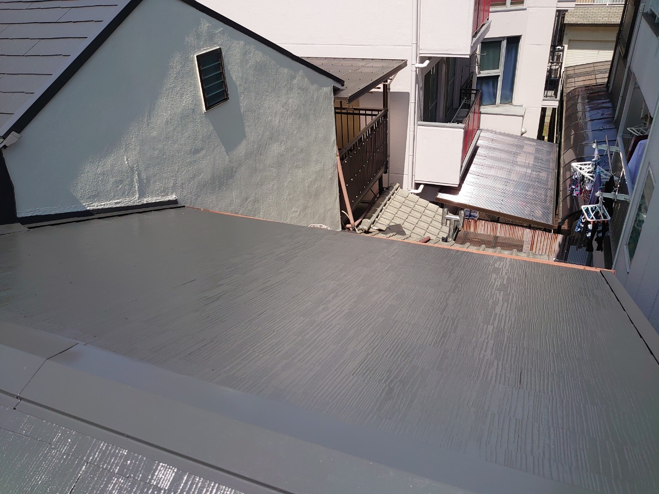 気になる経年劣化　屋根外壁塗装工事　大阪市平野区