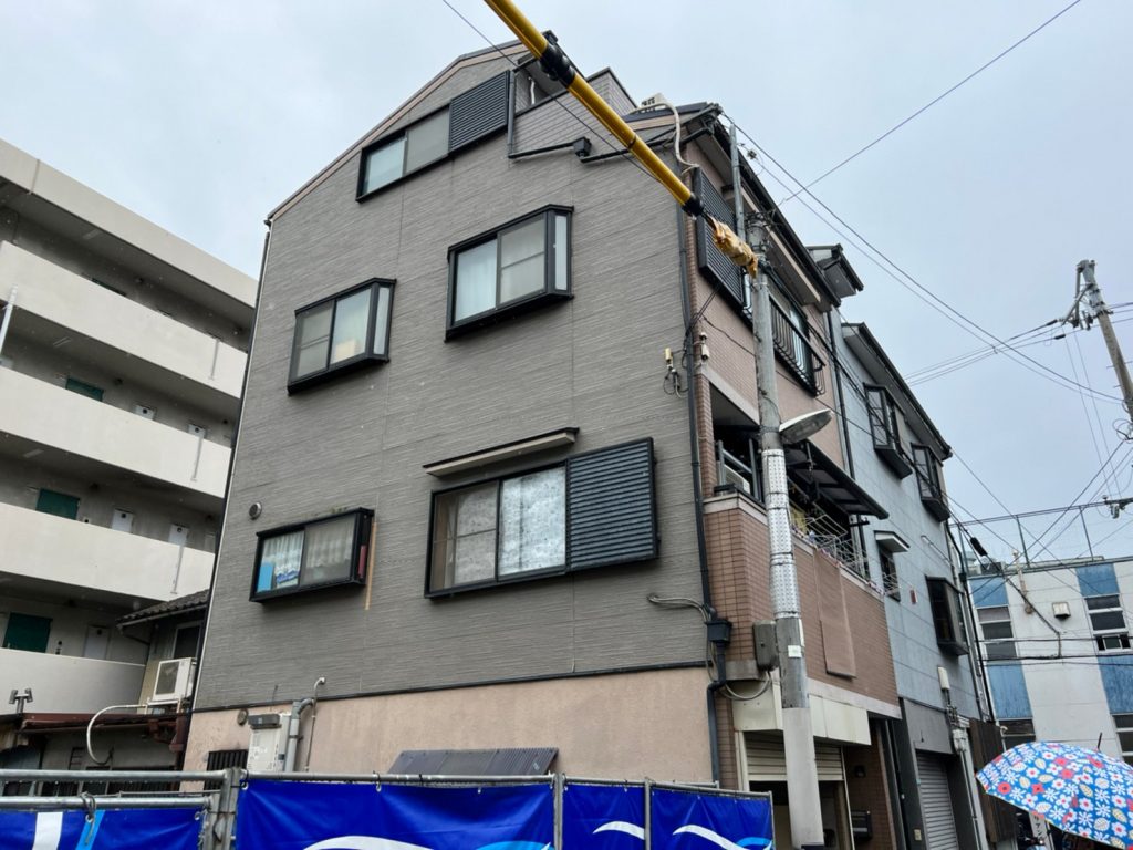 外壁塗装工事　大阪市東成区