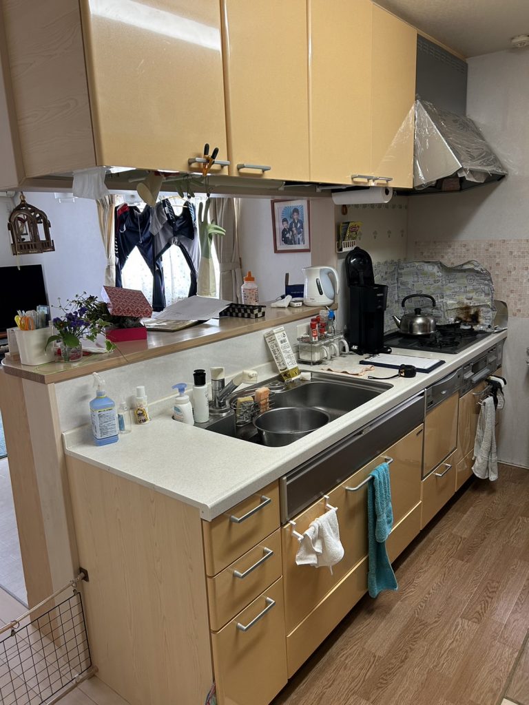 古くなったキッチン設備を交換 大阪市城東区