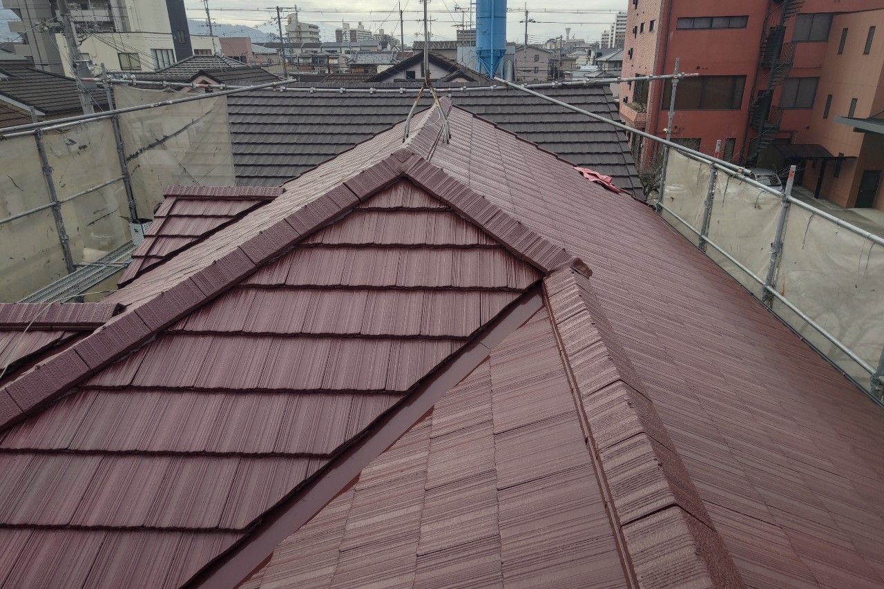 屋根外壁塗装工事　大阪府東大阪市