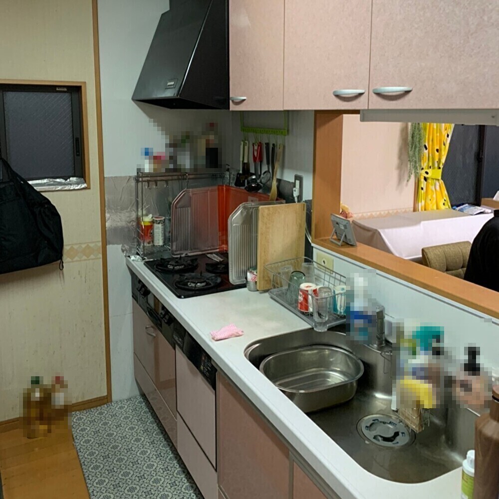 セラミックトップで高級感あるキッチンに