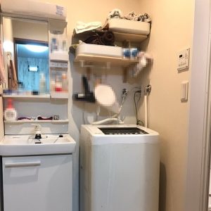 洗面化粧台新設工事