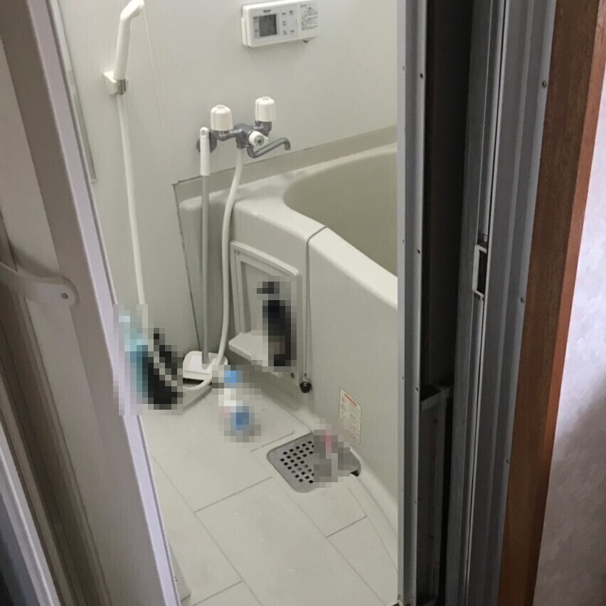 間仕切壁の移設で浴室拡張 お風呂交換工事