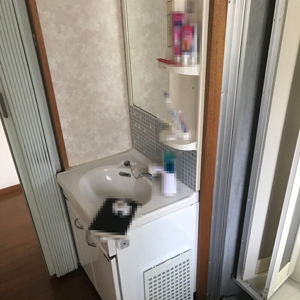 洗面化粧台交換工事