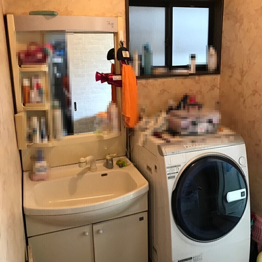 洗面化粧台交換工事