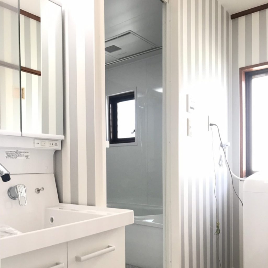 洗面化粧台交換工事