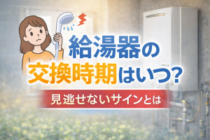 給湯器の交換時期はいつ？見逃せないサインとは
