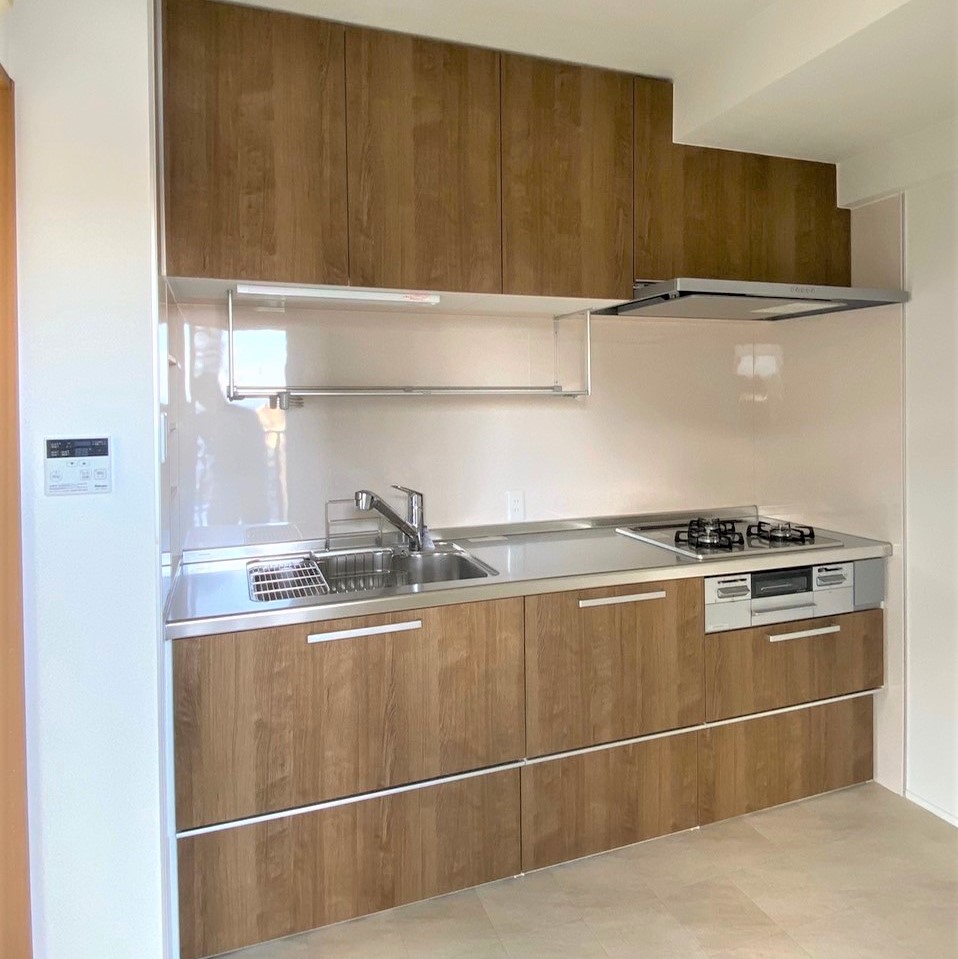 キッチン交換工事 クリナップ ラクエラ