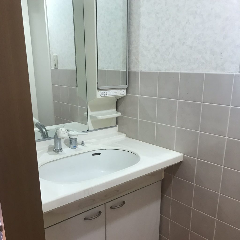 洗面化粧台交換工事 Panasonic Cライン