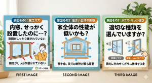 内窓設置で効果が出ないケースとは？