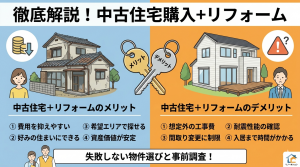 中古住宅購入＋リフォームのメリット・デメリット