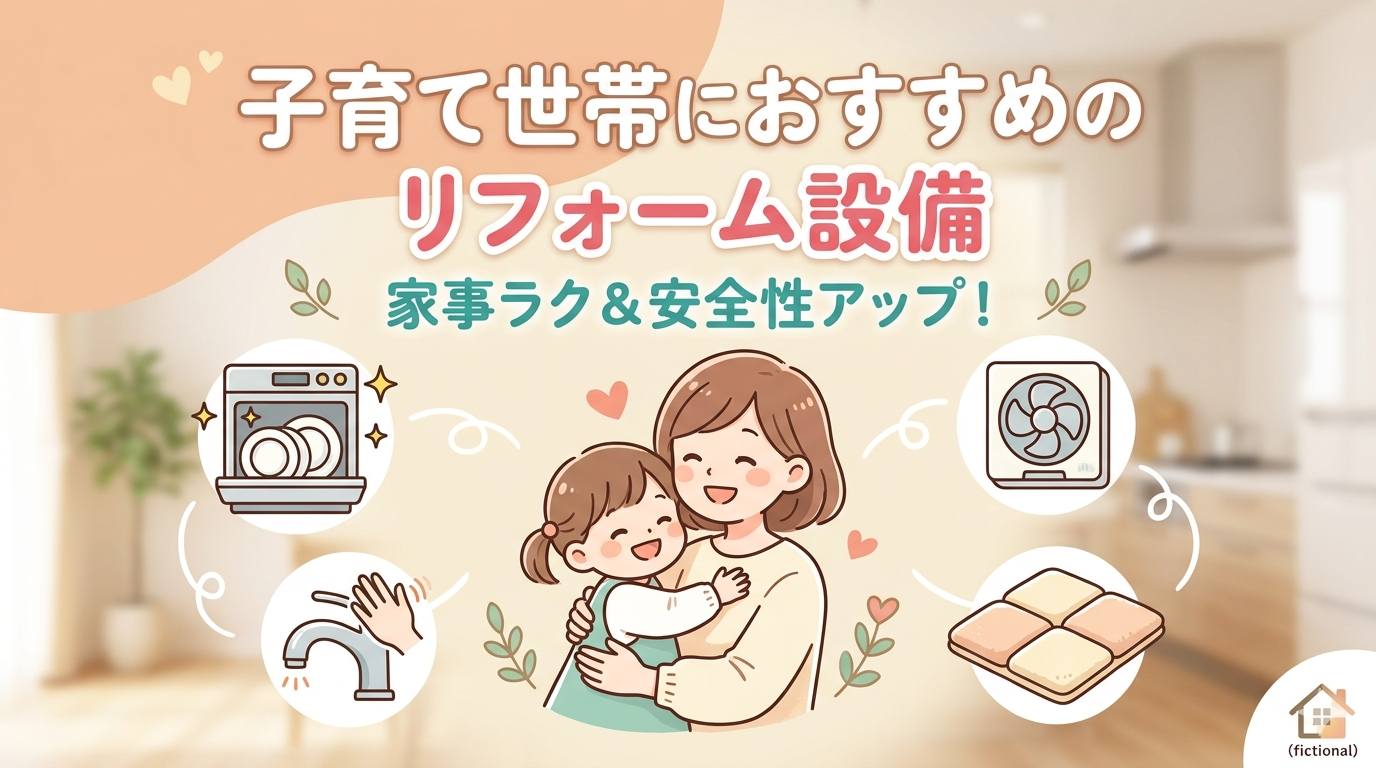子育て世帯におすすめのリフォーム設備とは？