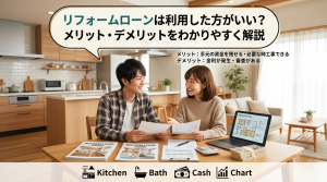 リフォームローンは利用した方がいい？メリット・デメリットをわかりやす